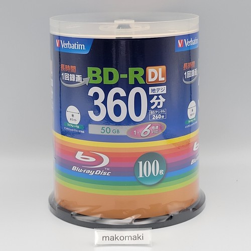 Verbatim 100 dischi blu ray - verbatim, 50